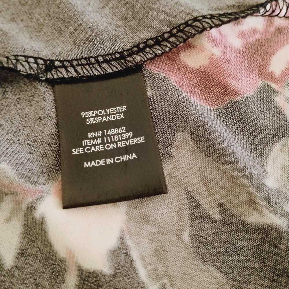 Torrid Dress Size 10 Black Pink Moody Floral‎ Romantic Cottagecore Whimsigoth - Picture 7 of 9